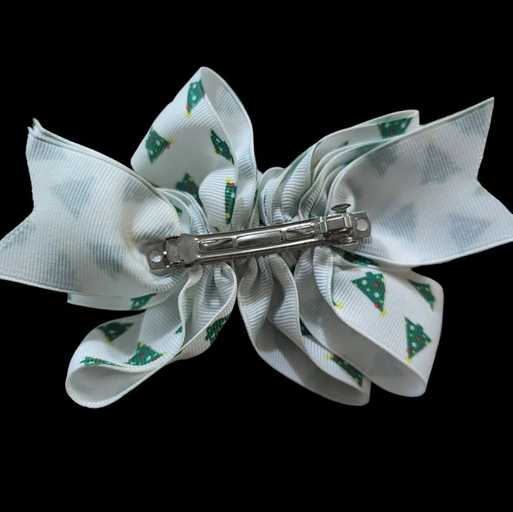Christmas Tree 🎄 Hair Bow Barrette